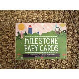 Milestone Baby Cards 30 Photo Cards Weekly Monthly First Year Complete Set